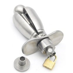 Analplug Steel Lock anal kyskhet