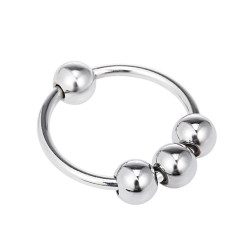 Polerad Ollonring i Rostfritt Stål | För Intensiv Stimulans