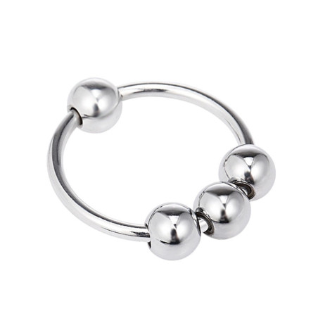 Polerad Ollonring i Rostfritt Stål | För Intensiv Stimulans