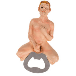 Sexy Metal Bottle Opener Man Jerking