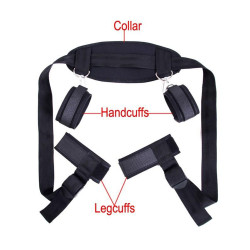 Neck, Wrist & Ankle Bondage Set