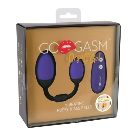 Go Gasm Vibrating Pussy And Ass Balls