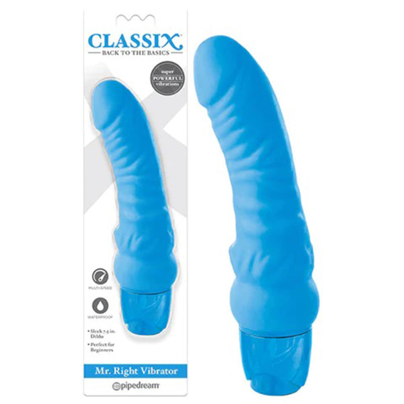 Köp Classix Mr Right Vibrator Blå | G-punkten.se