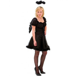 Angel Black Dress Maskerad Halloween