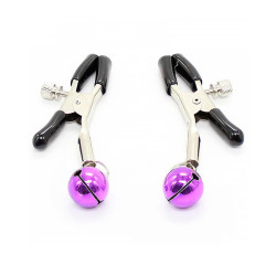 Nipple Clamps Bell Purple Large