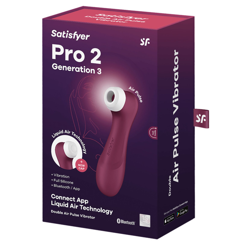 Satisfyer Pro 2 Generation 3 Plommonlila Satisfyer Pro 2 Generation 3 Plommonlila