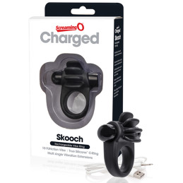 Penisring Charged Skooch Vibe Ring svart