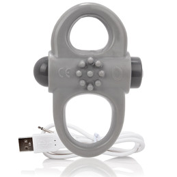Charged Yoga Vibe Ring Grey The ScreamingO Rechargeable