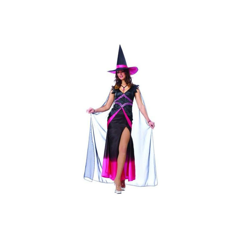 Pink Black Fabulous Witch Dress Maskerad Halloween