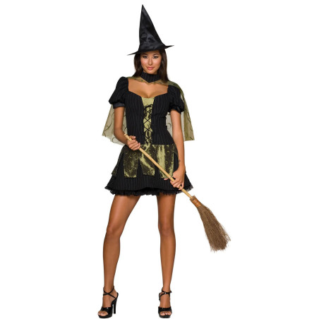 Wicked Witch of the West Dress Maskerad Halloween