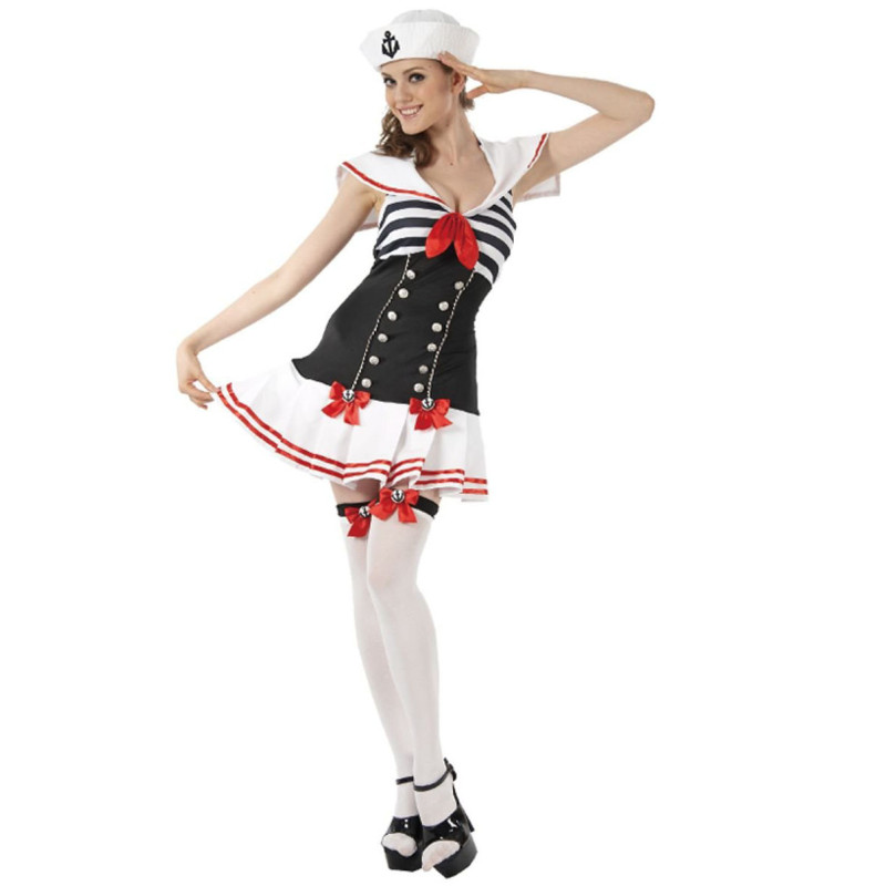 Sailorgirl Dräkt Maskerad Halloween