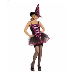 Pink Ballerina witch Dress Maskerad Halloween