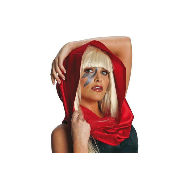 Lady Gaga red scarf