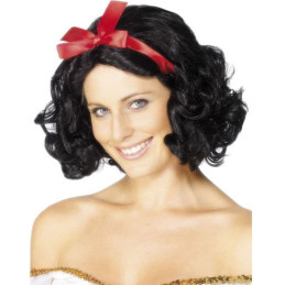 Fairytale Snowwhite Peruk Maskerad