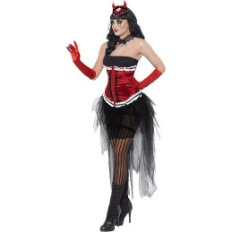 Diva Demonique De Vil Dress Maskerad Halloween