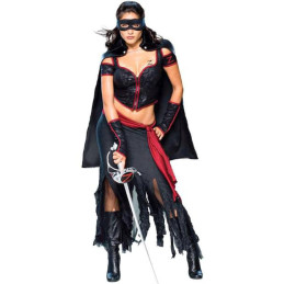 Lady Zorro Maskerad Halloween