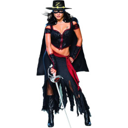 Lady Zorro Maskerad Halloween