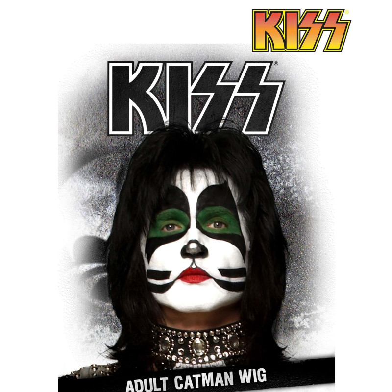 KISS The Catman Peruk Maskerad