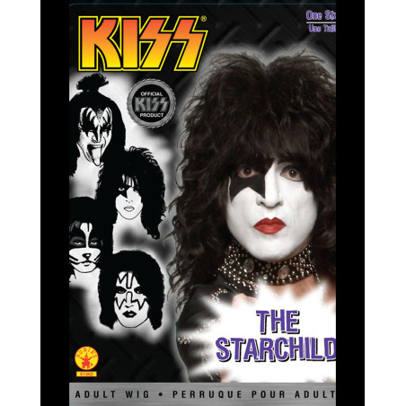 KISS The Starchild Peruk Maskerad