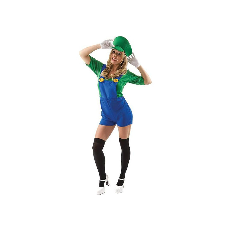 Super Mario Luigi Maskerad Halloween