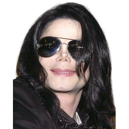 Michael Jackson peruk Maskerad