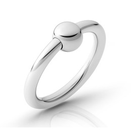 Ollonring Glans ring med en kula för stimulans.