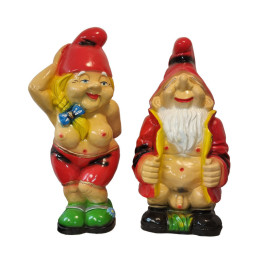 Nakentomtar Tomtefar Tomtemor Nude Gnomes Topless 70 cm