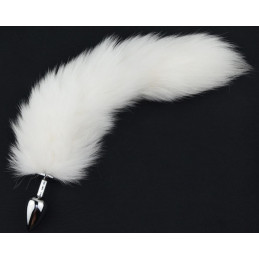 Buttplug Fox Tail White