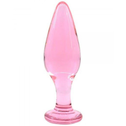 Buttplug Glas Pink