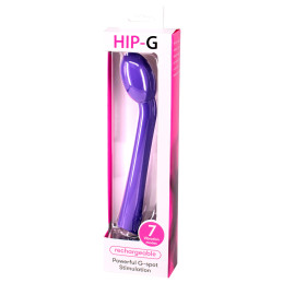 Hip G-spot Rechargeable Dildo Purple