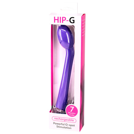 Hip G-spot Rechargeable Dildo Purple