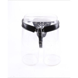 Svart Kyskhetsbälte PU-läder & Metall | G-punkten.se