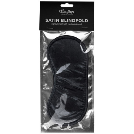 Easytoys Black Satin Eye Mask Erotisk ögonmask | G-punkten.se