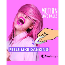 Remote Controlled Motion Love Balls Foxy Fjärrstyrd| G-punkten