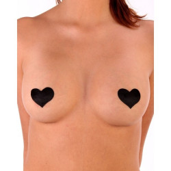 Nipple pasties Black heart
