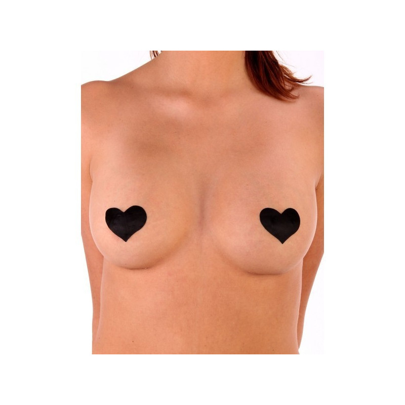 Nipple pasties Black heart
